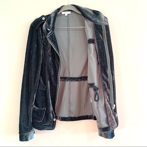 Mystree velvet bomber jacket